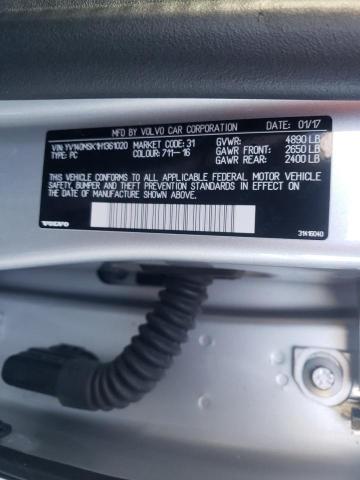 2017 VOLVO V60 PREMIE YV140MSK1H1361020