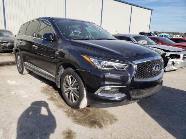 Salvage cars for sale from Copart Apopka, FL: 2019 Infiniti QX60 Luxe