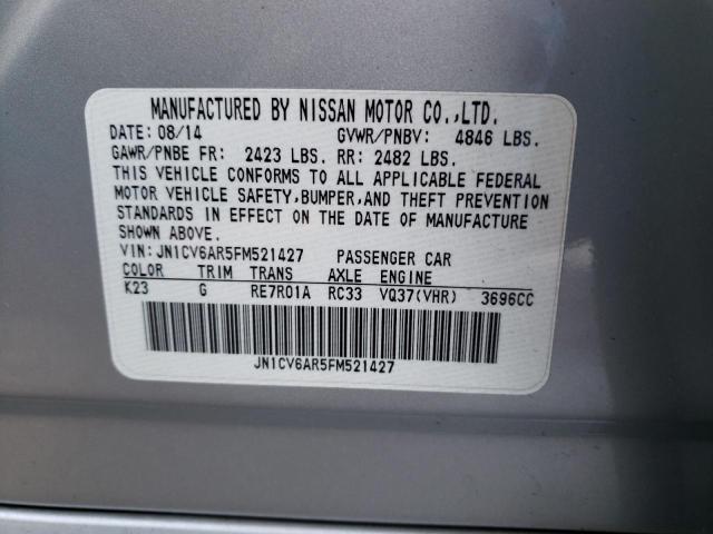 2015 INFINITI Q40 JN1CV6AR5FM521427