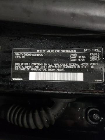 2010 VOLVO S40 2.4I YV1390MS1A2510775