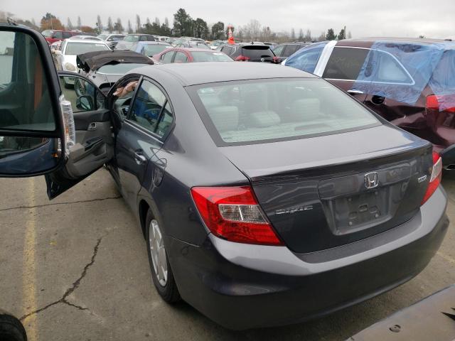 2012 HONDA CIVIC HF 2HGFB2F68CH321488