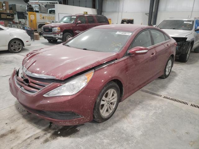 2014 HYUNDAI SONATA GLS 5NPEB4AC5EH882454