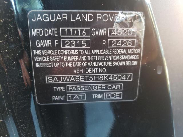 2017 JAGUAR F-TYPE SAJWA6ET5H8K45047