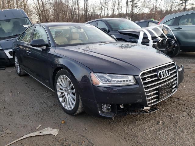 Salvage cars for sale from Copart Candia, NH: 2015 Audi A8 Quattro
