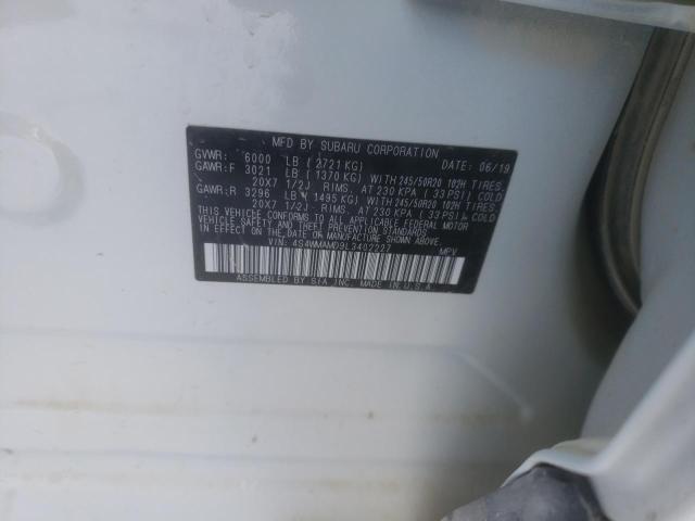 2020 SUBARU ASCENT LIM 4S4WMAMD9L3402227