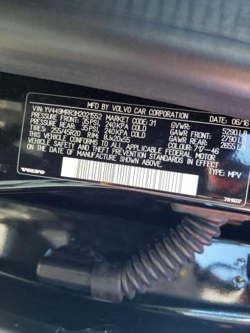 2017 VOLVO XC60 T6 DY YV449MRR3H2021552
