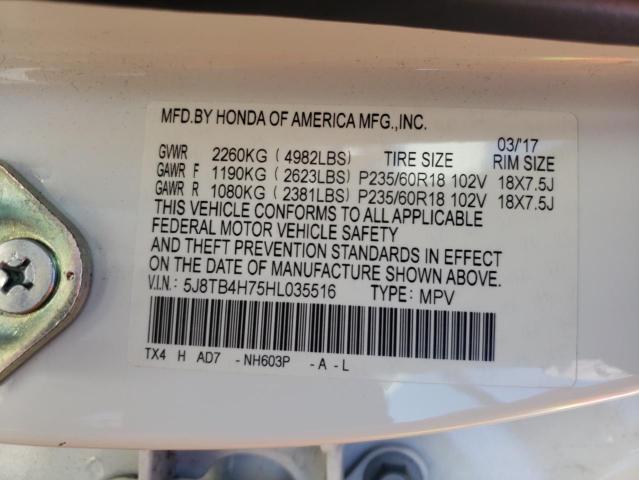 2017 ACURA RDX ADVANC 5J8TB4H75HL035516