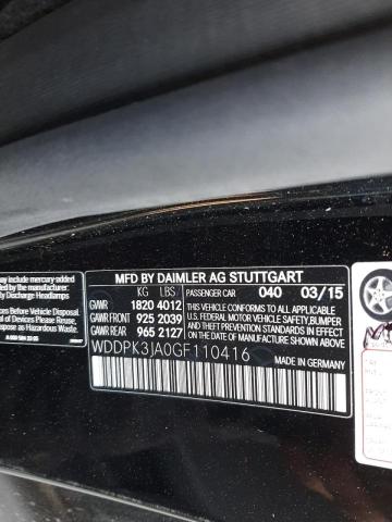 2016 MERCEDES-BENZ SLK 300 WDDPK3JA0GF110416