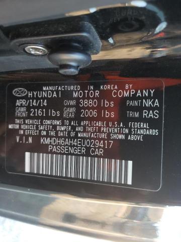 2014 HYUNDAI ELANTRA CO KMHDH6AH4EU029417