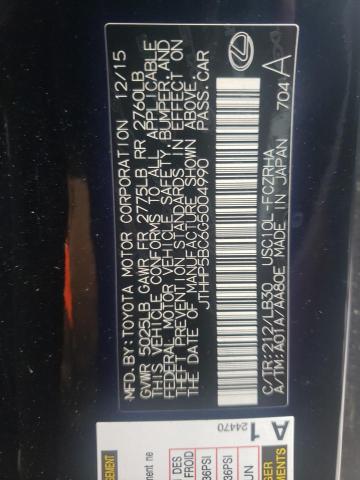 2016 LEXUS RC-F JTHHP5BC6G5004990