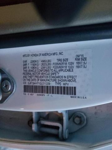 2016 ACURA RDX ADVANC 5J8TB4H71GL011339