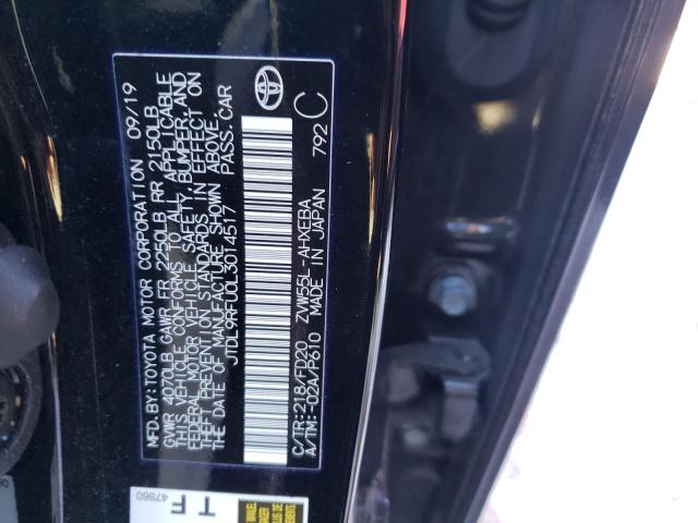 2020 TOYOTA PRIUS LE JTDL9RFU0L3014517