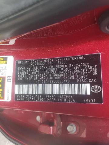 2020 TOYOTA AVALON LIM 4T1DZ1FB4LU055145