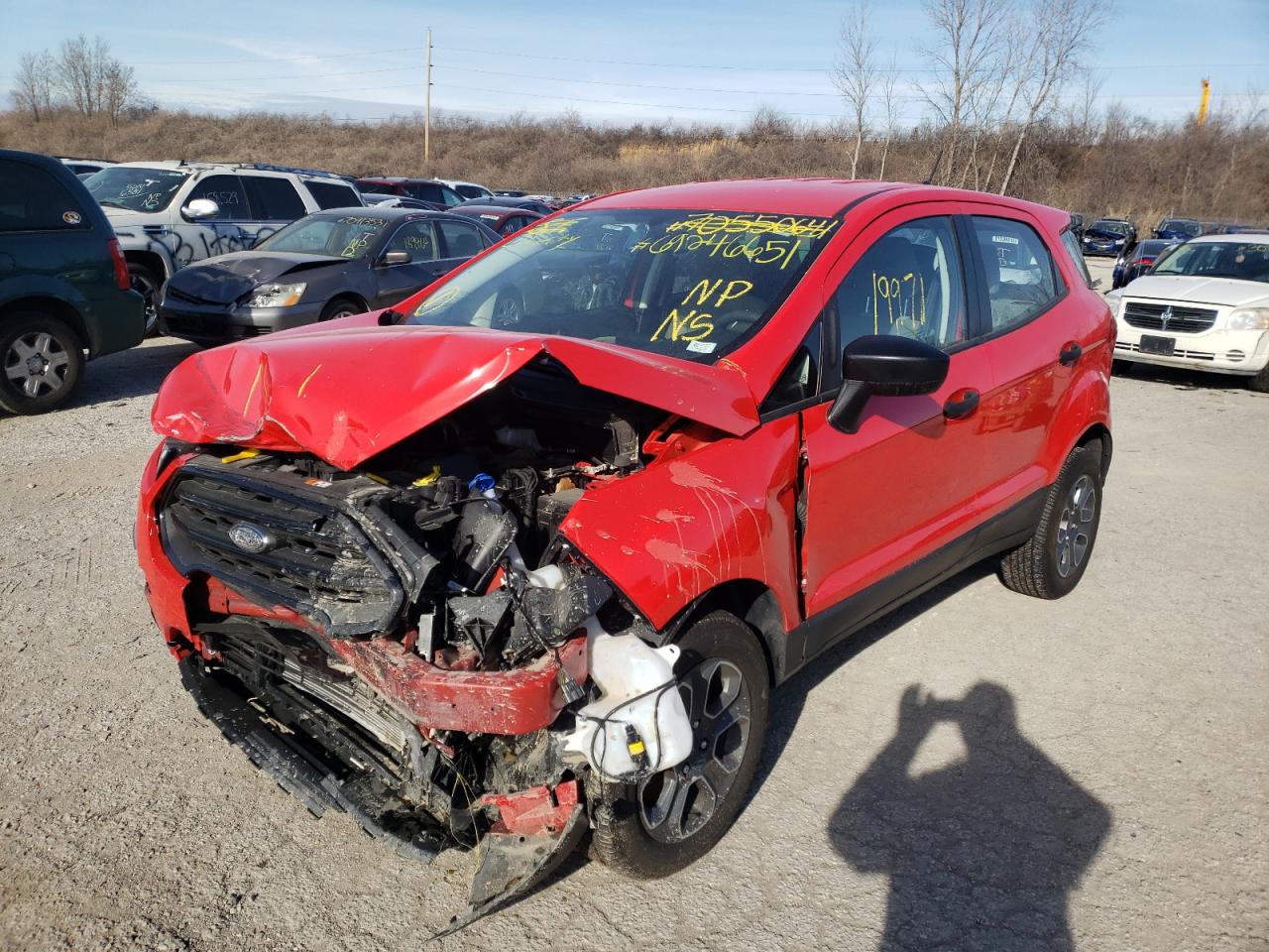 2020 Ford Ecosport S VIN: MAJ6S3FL5LC319202 Lot: 69246651