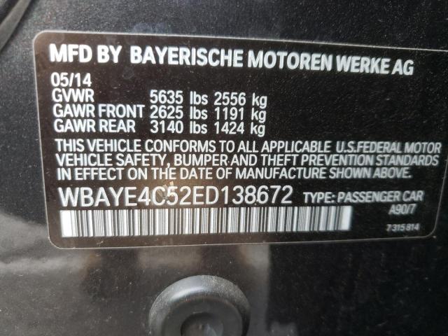 2014 BMW 740 LI WBAYE4C52ED138672