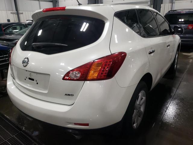 2010 NISSAN MURANO S - Right Rear View