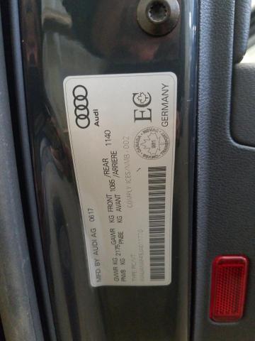 2018 AUDI A4 KOMFORT WAUANAF45JA011770