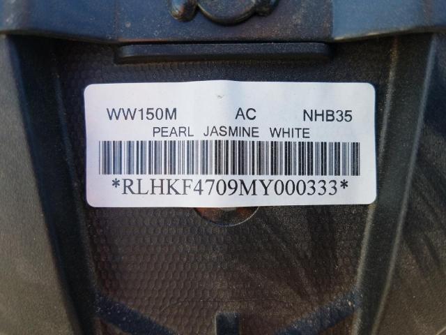 2021 HONDA WW150 RLHKF4709MY000333