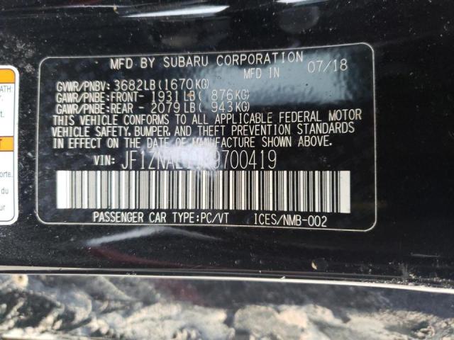 2019 TOYOTA 86 GT JF1ZNAE11K9700419