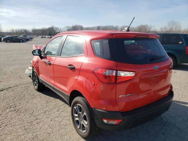 Vin: maj6s3fl5lc319202, lot: 42954155, ford ecosport s 20203