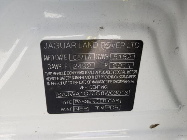 2016 JAGUAR XJ SAJWA1C75G8W03013