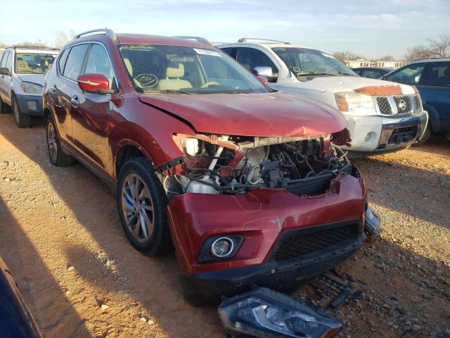 Salvage cars for sale from Copart Oklahoma City, OK: 2015 Nissan Rogue S