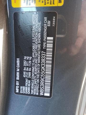 2016 BMW M4 WBS3R9C55GK338337