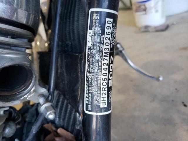 2007 HONDA VT750 JH2RC50427M302690