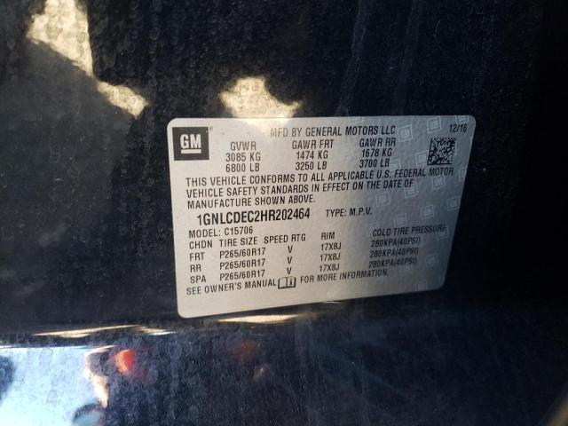 2017 CHEVROLET TAHOE POLI 1GNLCDEC2HR202464