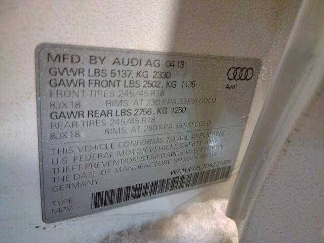 2013 AUDI A4 ALLROAD WA1UFAFL7DA231804