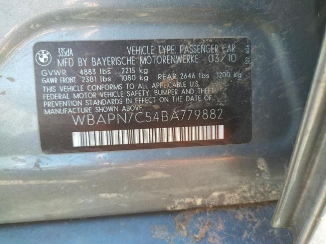 2011 BMW 335 D WBAPN7C54BA779882