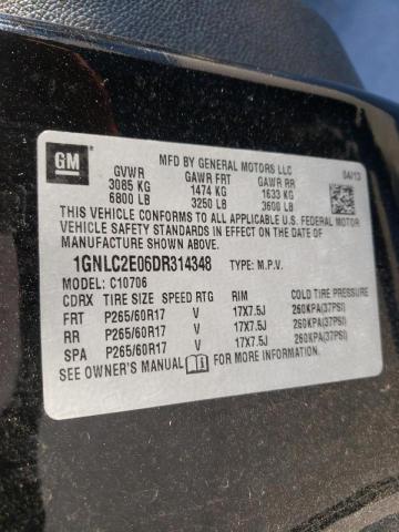 2013 CHEVROLET TAHOE POLI 1GNLC2E06DR314348