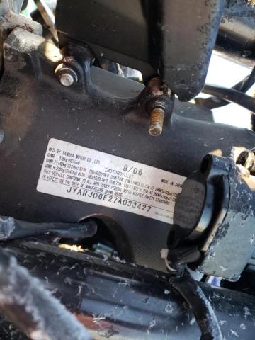 2007 YAMAHA YZF-R6 JYARJ06E27A033427