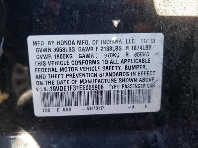 2014 ACURA ILX 20 19VDE1F31EE009906