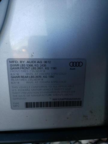 2013 AUDI Q5 PREMIUM - WA1LFAFP0DA006560
