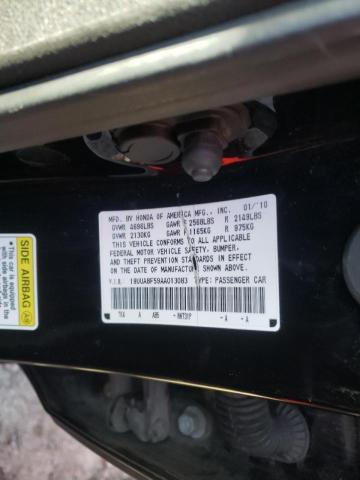 2010 ACURA TL 19UUA8F59AA013083