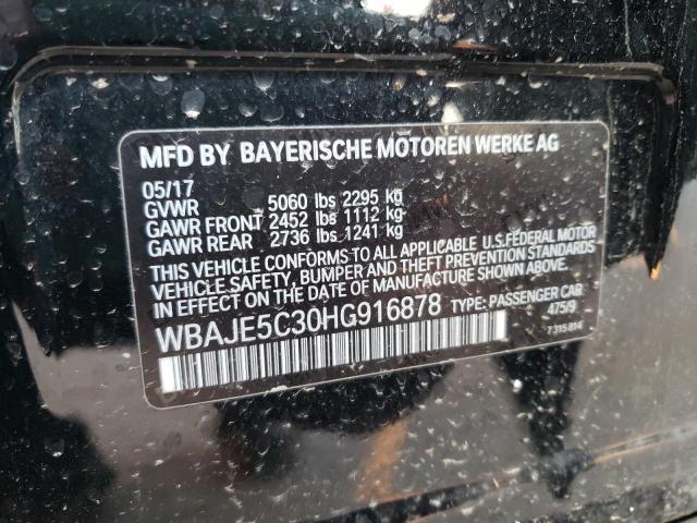 2017 BMW 540 I WBAJE5C30HG916878