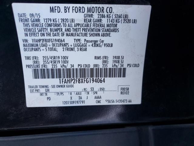 2015 FORD TAURUS SE- 1FAHP2F8XFG194064