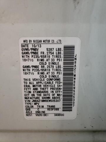 2014 NISSAN MURANO SL JN8AZ1MW8EW505307