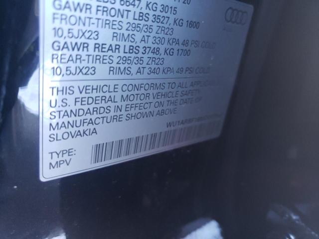 2021 AUDI RS Q8 WU1ARBF16MD017540