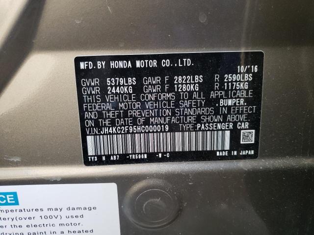 2017 ACURA RLX SPORT JH4KC2F95HC000019