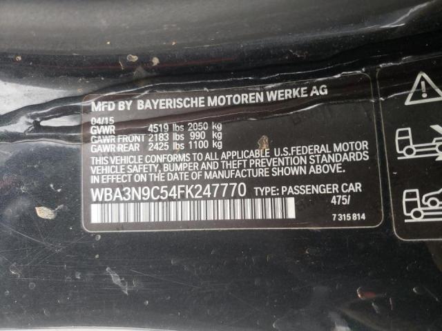 2015 BMW 428 XI WBA3N9C54FK247770