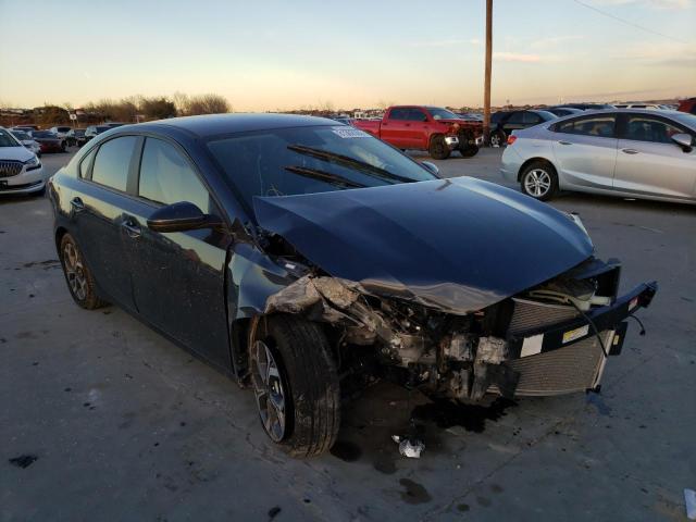 Salvage cars for sale from Copart Grand Prairie, TX: 2020 KIA Forte FE