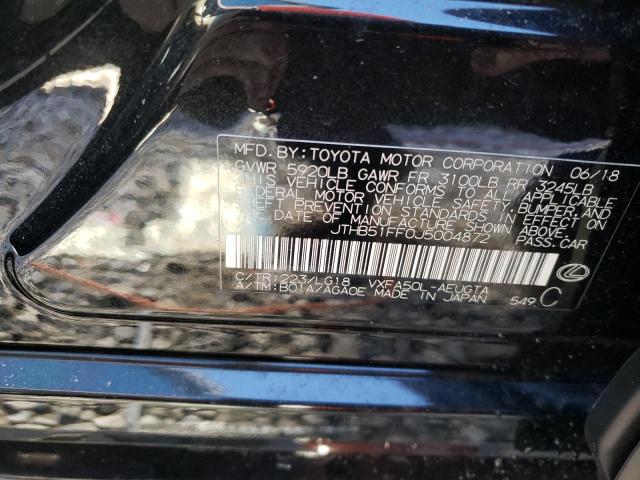 2018 LEXUS LS 500 BAS JTHB51FF0J5004872