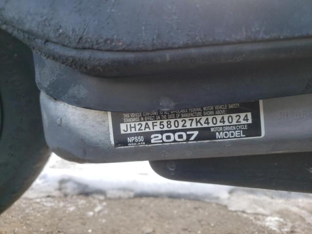 2007 HONDA NPS50 JH2AF58027K404024