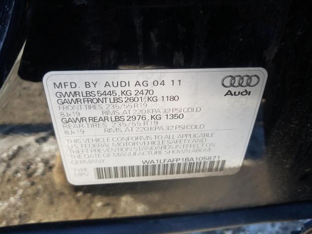 WA1LFAFP1BA105871 Audi Q5 Premium 2011. Фото: 9