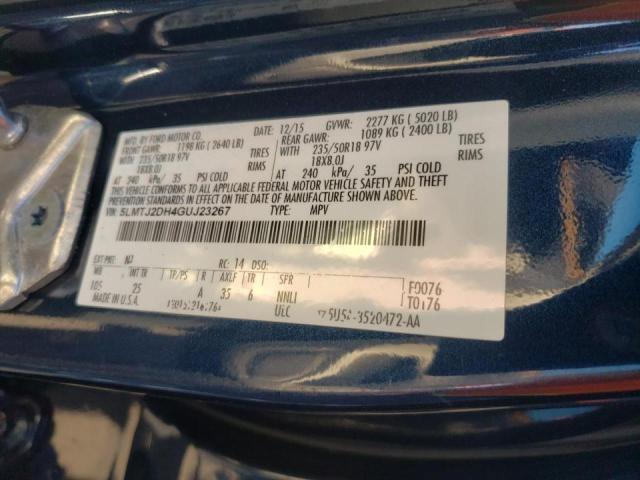 2016 LINCOLN MKC SELECT 5LMTJ2DH4GUJ23267