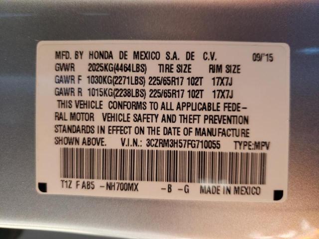 2015 HONDA CR-V EX 3CZRM3H57FG710055