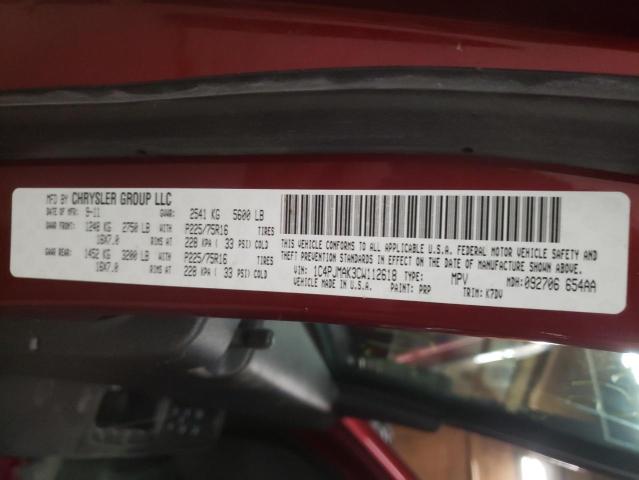2012 JEEP LIBERTY SP 1C4PJMAK3CW112618