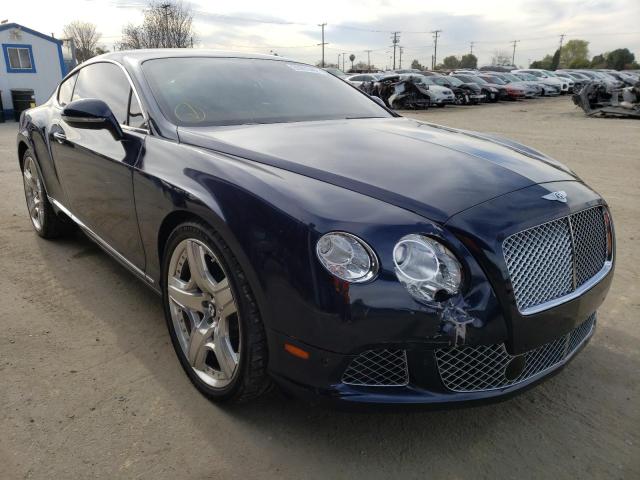 Bentley Continental salvage cars for sale: 2012 Bentley Continental